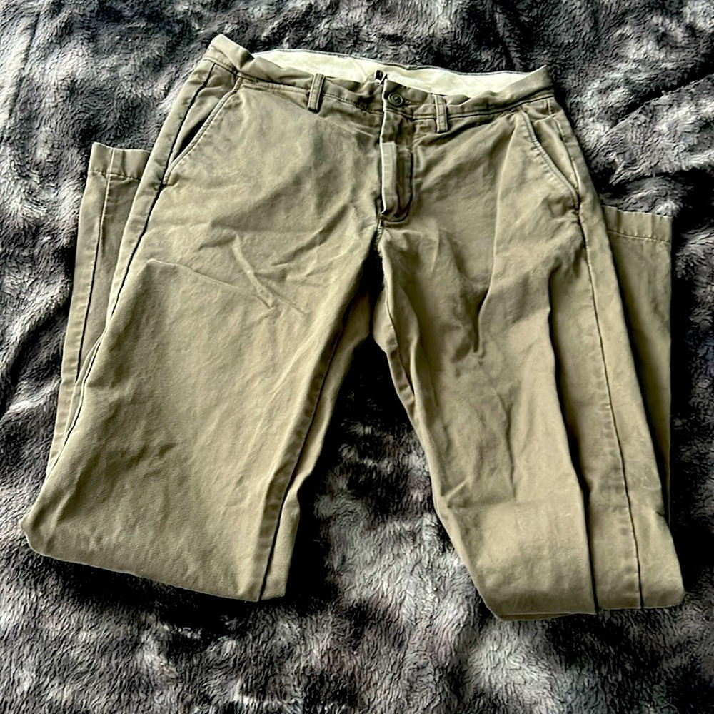Green J. Crew Urban Slim Pants - 30x32